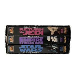 Star Wars Trilogy VHS 1995 Box Set 3 Tapes Digitally Remastered THX Edition